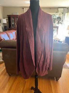 Barefoot Dreams Rich Burgundy Cardigan